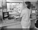 Photograph of a radiotherapy procedure